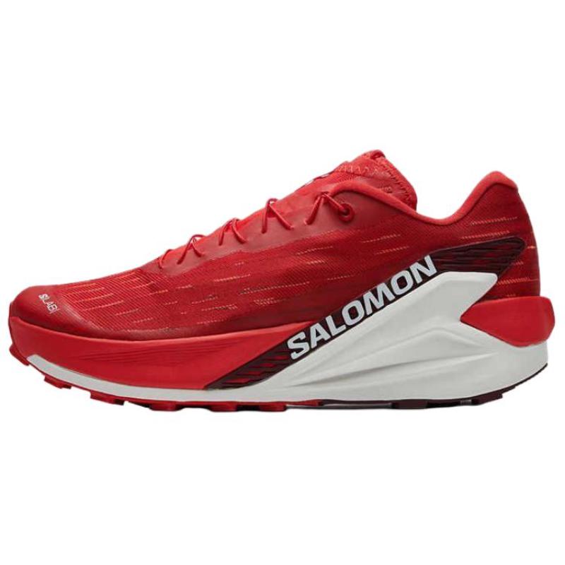 SALOMON S/LAB PULSAR Abrasion Resistant Low Top Running Shoes Unisex Red Sneakers 477703