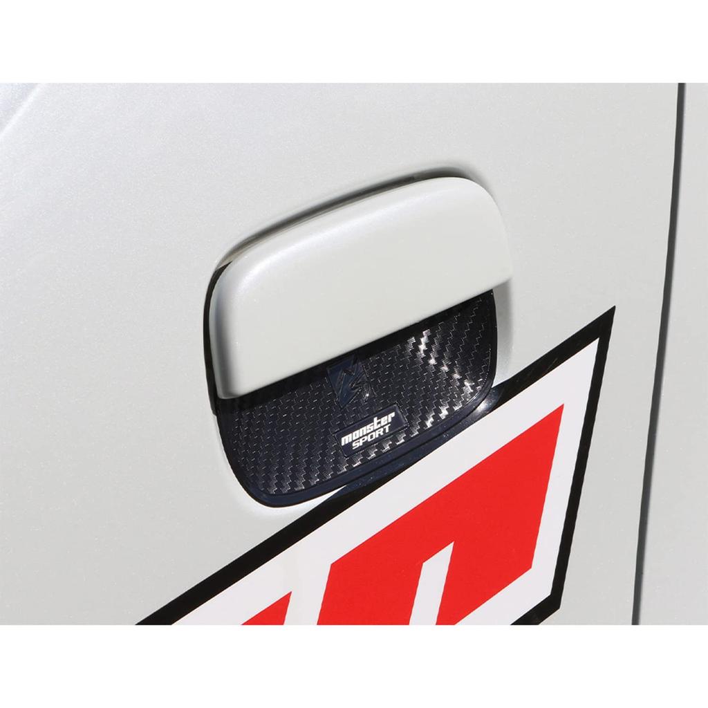 MONSTER SPORT Door Handle Protector for Suzuki Alto Works Jimny and other Suzuki Scratch Door handle [HA36S] / [JB23W] vehicles. 2-piece set.
