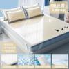 New Ice Silk & Ice Rattan Cooling Mat Set Dual-Sided Reversible Washable Bedding for Home Dorm Multi-Size