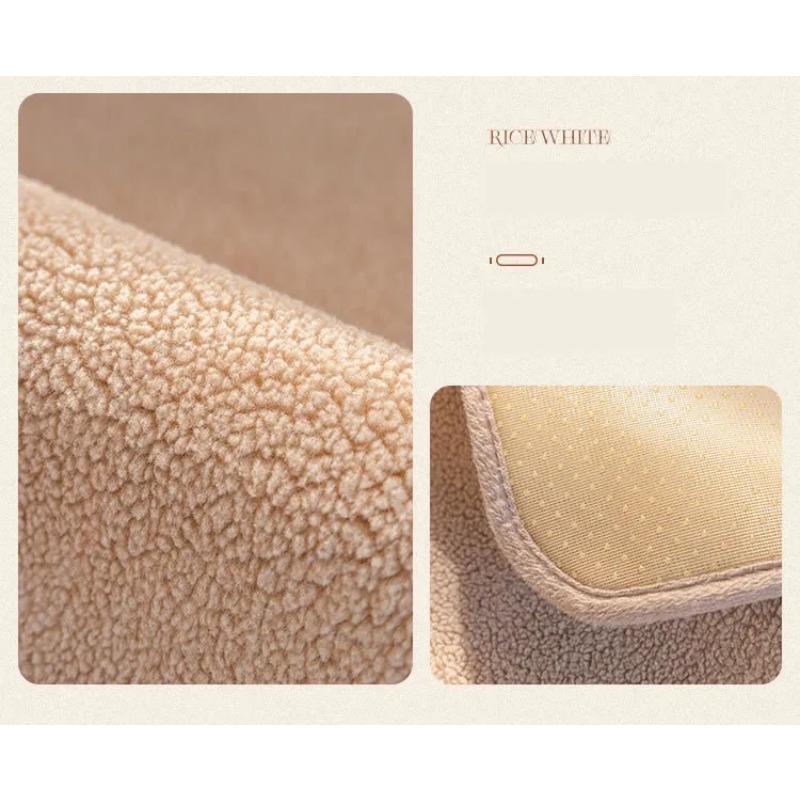 Verdickter Sofabezug aus Wollsamt, warm für den Winter, Wohnzimmer-Sofa, Rückenlehnen-Armlehnenkissen, weich, rutschfest, staubdicht, dekorativer Bezug