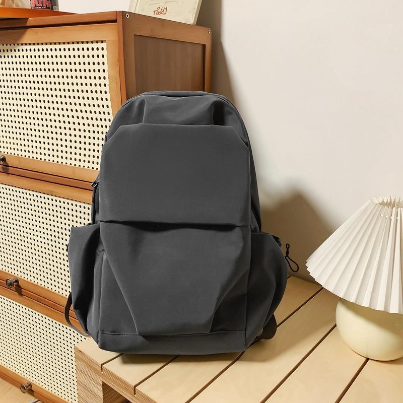 Backpack Simple Large Capacity Travel Backpack Female Leisure Japanese Junior High School Student High School Student School Bag Male