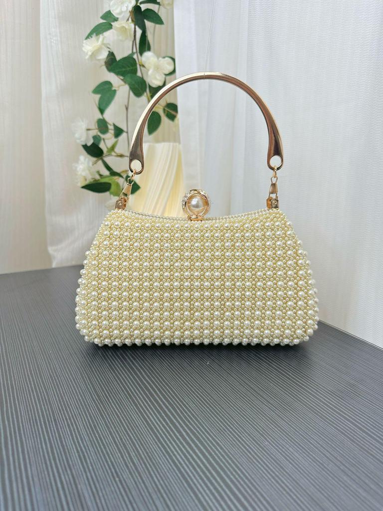 Elegante 2025 Perlen-Clutch für Socialite-Abendkleider und Dinnerpartys