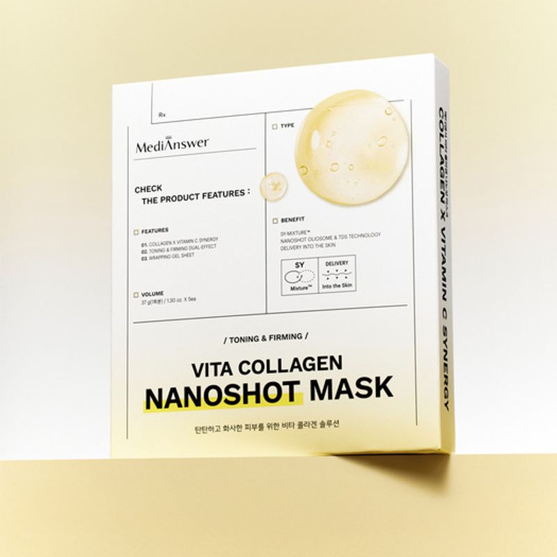 1 box of Vita Collagen Nano Shot Mask (5 sheets)