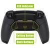 eXtremeRate Programmable Back Paddle Metal Version Rise Remapping Kit for PS5 Controllers Upgrade Board for PS5 Controllers with Redesigned Black Back