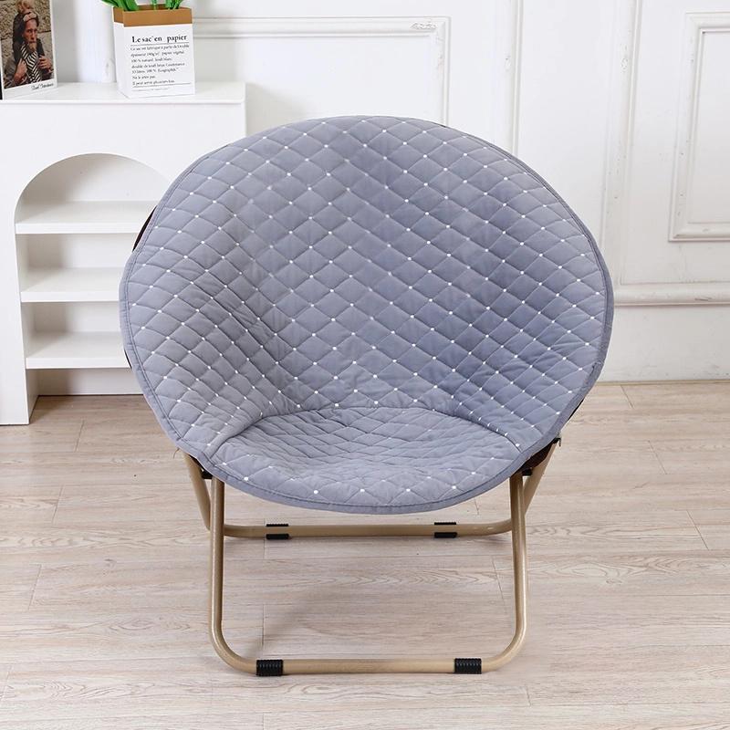 Round Saucer Chair Cover Universal Moon Sauce Chair Protector Cover Lazy Slipcovers Camping Chair Replacement Seat Cushion