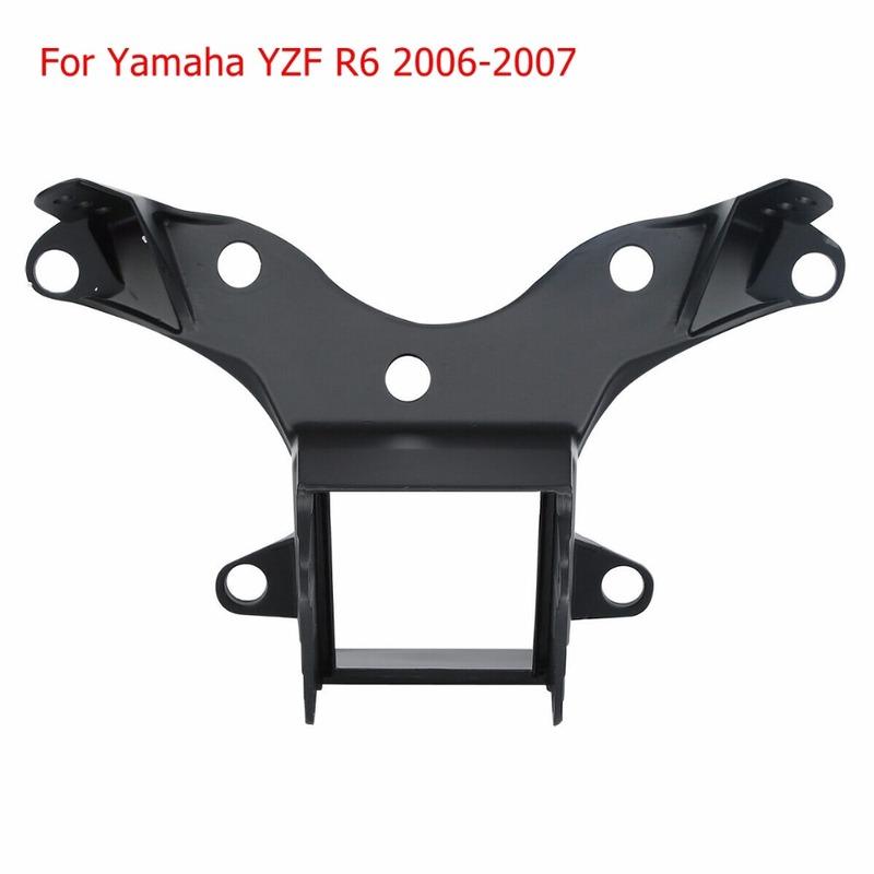 Motorcycle Aluminum Black Front Headlight Fairing Bracket For Yamaha R1 2002-2014 R6 1999-2016 Honda CBR600RR 1000RR 2003-2006