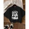 Letter Print Short Sleeve, Casual Short Sleeve Round Neck T-Shirt, Women'S Clothing
