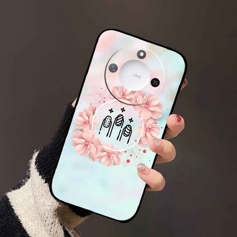 Luxury Cartoon Case For Honor X60 Soft TPU Silicone Phone Back Cover For Huawei Honor X60 BRC-AN00 Shockproof Bumper Phone Bags For Honor X60