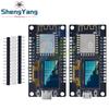 TZT 1PCS NodeMCU ESP8266 Development Board With 0.96 Inch OLED Display CH340G ESP-12F Module TYPE-C USB For Arduino/Micropython