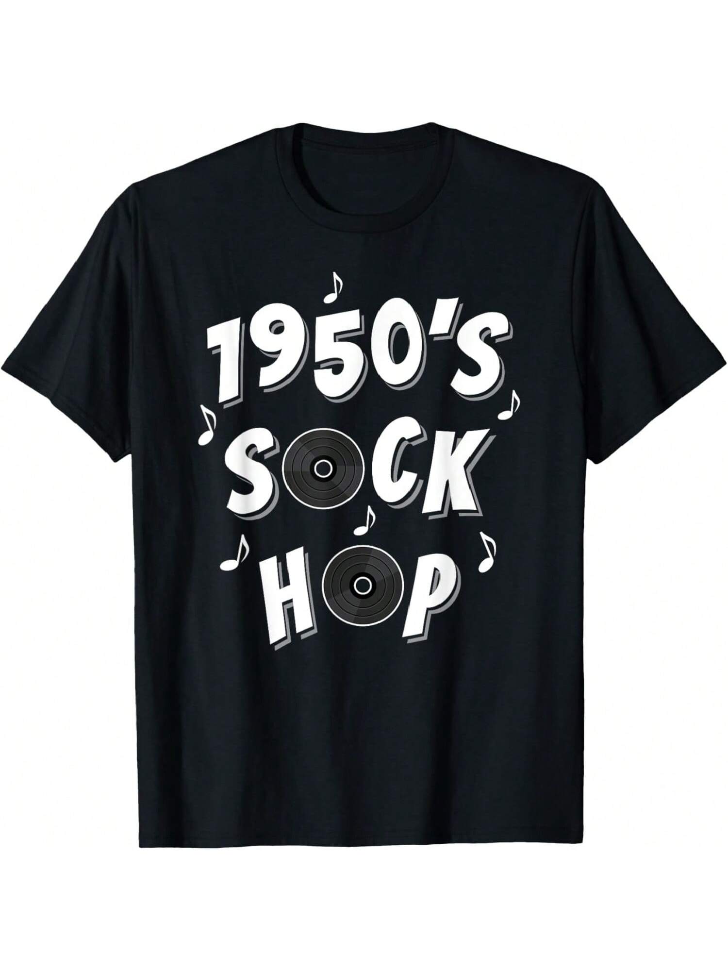 1950s Design Sock Hop T-Shirt S разноцветный