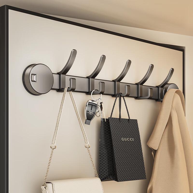 DANLE No-Drill Wall Mount Hook Rack