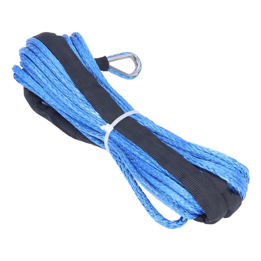 Trailer Winch Rope 6mmx15m  1 4inx50ft Nylon Blue Wear Resistant Replacement for ARB SUVs Trucks UTVs
