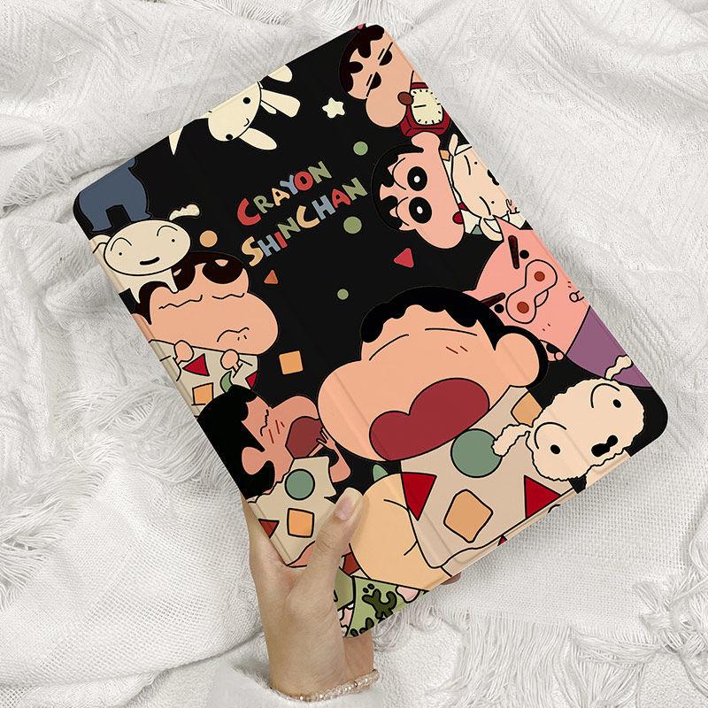 Capa para iPad para iPad 2021 Capa para iPad Pro 11 2020 10.2 7/8ª geração Capa 2018 9.7 5/6ª Air 3 4 5 Capa tripla dobrável para iPad 11 Polegadas Estojos para lápis