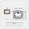 1 Paar Modische Glänzende Schuhclips Abnehmbare Blumen-Schuhdekorationen Clip Strass-Charme-Schnalle Hochzeit