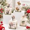 24-Pack Paper Christmas Gift Treat Box Table Ornament Xmas Dessert Box  for Holiday Celebration