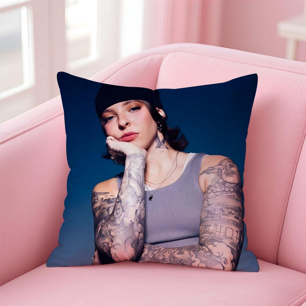 Y-Young Miko Певица Наволочка для подушки Удобная Двусторонняя Наволочка Идеально для Автомобиля Дивана Спальни и Не Только 30cmx30cm