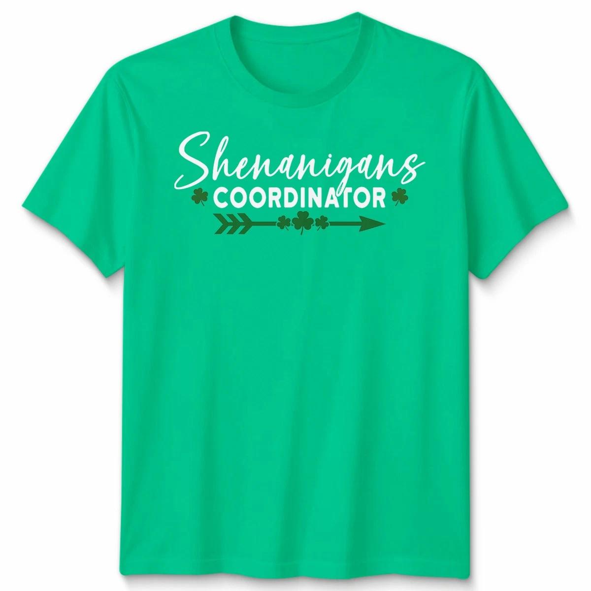 Unisex Shenanigans St Patrick S Day Tshirt Lucky Shamrock Clover Tee S