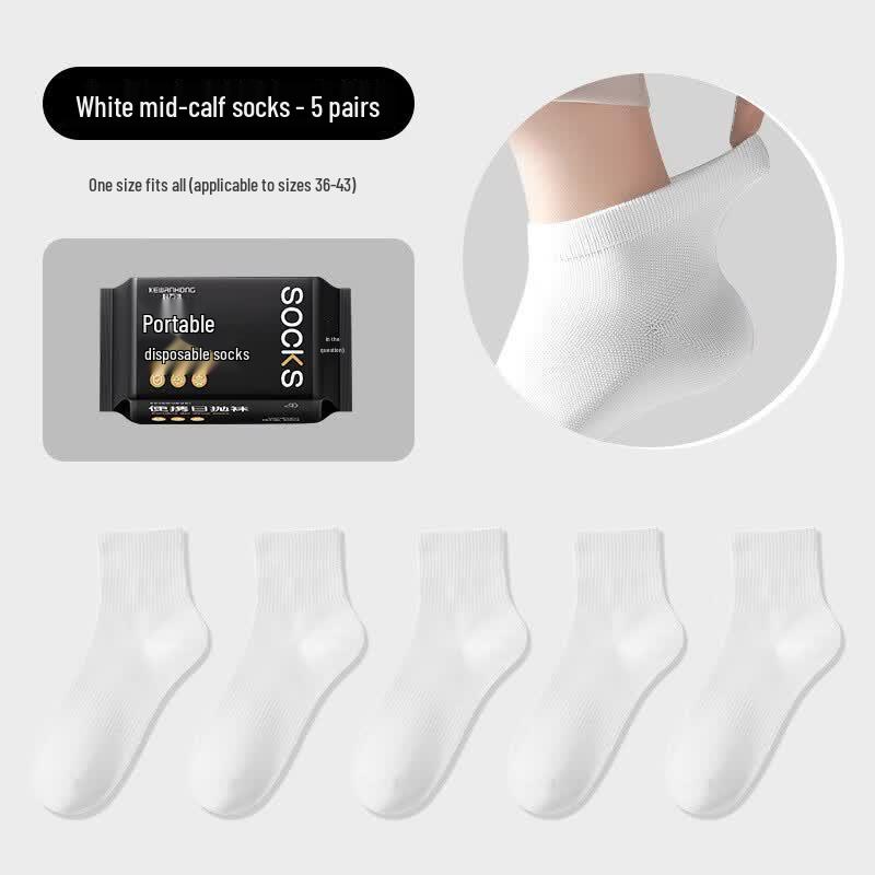 Disposable Breathable Anti-Odor Travel Socks