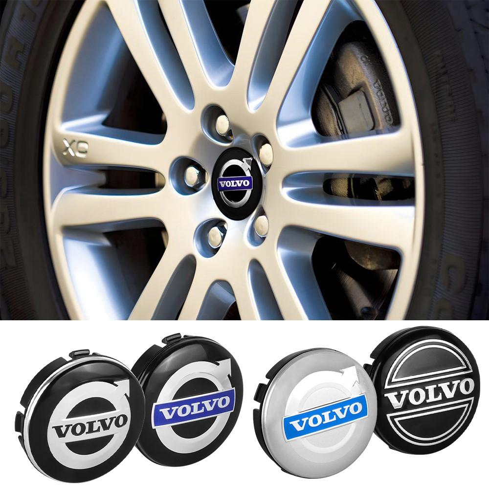 64mm 4pcs Car Wheel Center Hub Cap Cover Decor Accessories For Volvo XC90 V90 V60 XC60 V40 S80 S60 S90 C40 XC40 V70 XC70 RDESIGN