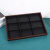 Walnut Jewelry Display Tray for Rings, Necklaces, and Bracelets