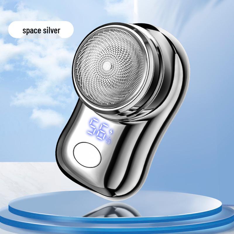 Feihong FH063 Digital Display Portable Electric Shaver for Men - Washable Razor for Beard.