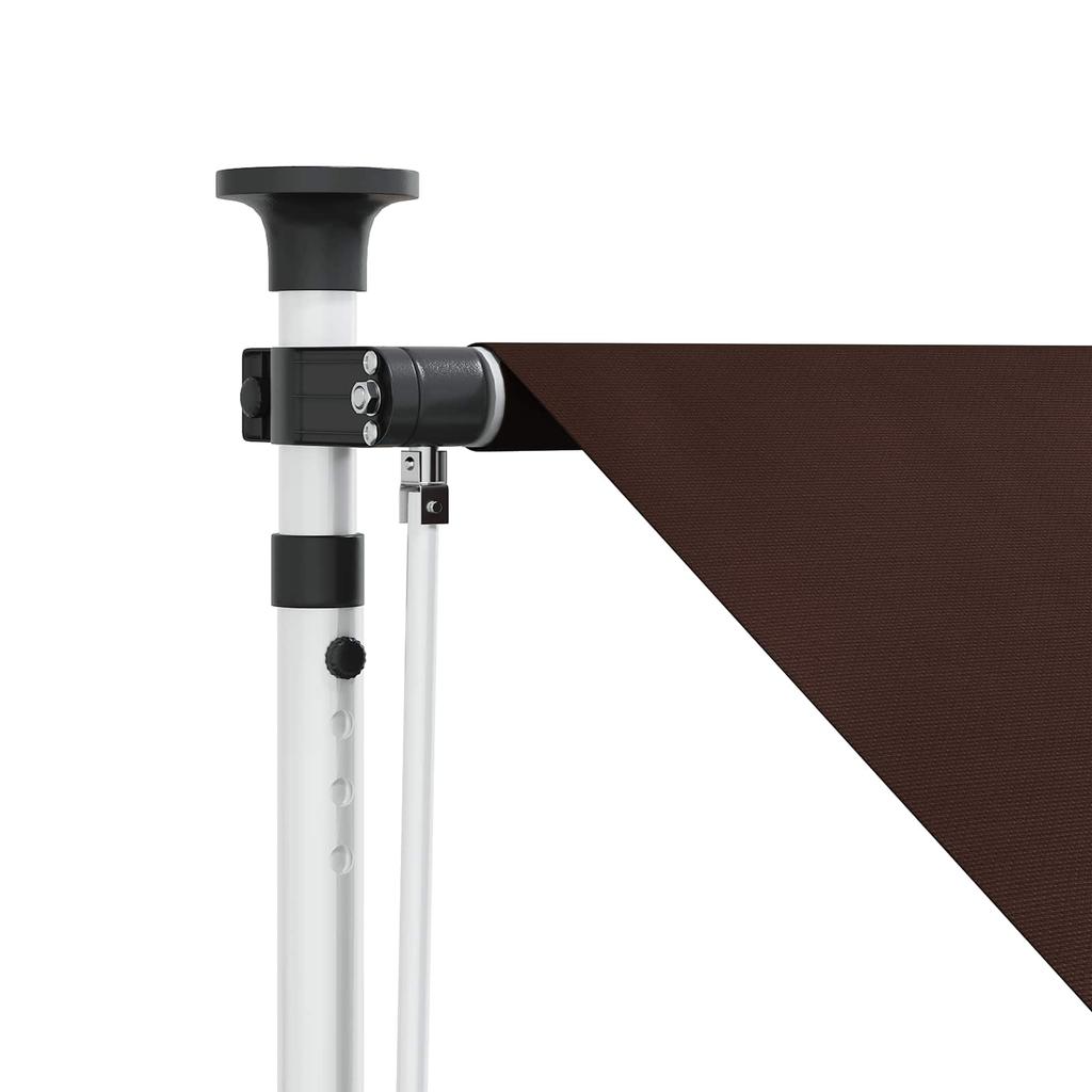 Manual Retractable Awning Brown 100 cm