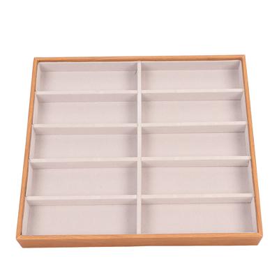 Glasses Organizer Stylish Lightweight Portable Rugged Large Capacity 10 Grids Sunglass Box for Home