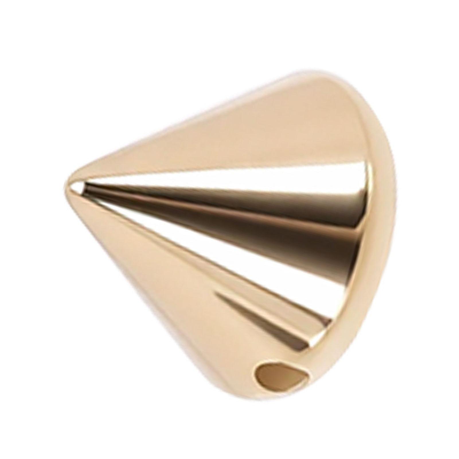 200 Pcs Spike Cone Studs 8x8mm Plastic Punk Spike Studs Cone Rivets for Jackets Shoes Bags Belts