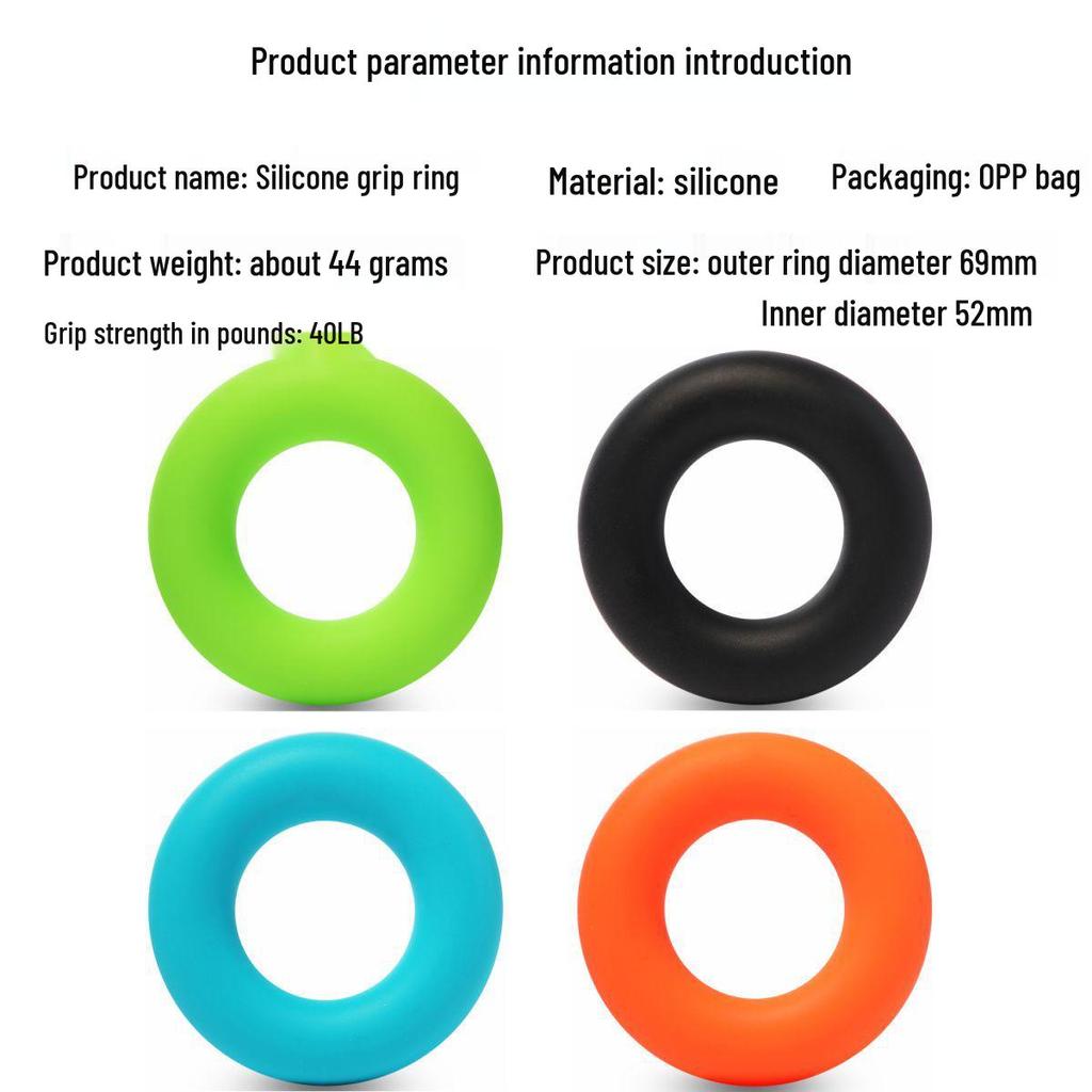 Silicone Grip Ring for Forearm, Finger, and Wrist Exercise – Ideal for Fitness and Rehabilitation