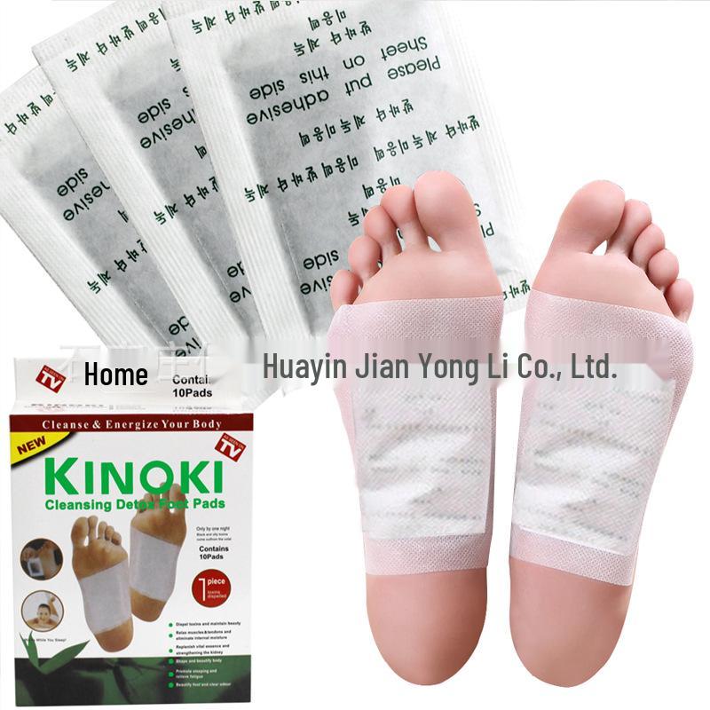 Kinoki Foot Patch with Ginger, Salt, Mugwort & Bamboo Vinegar - Thai & Korean Version