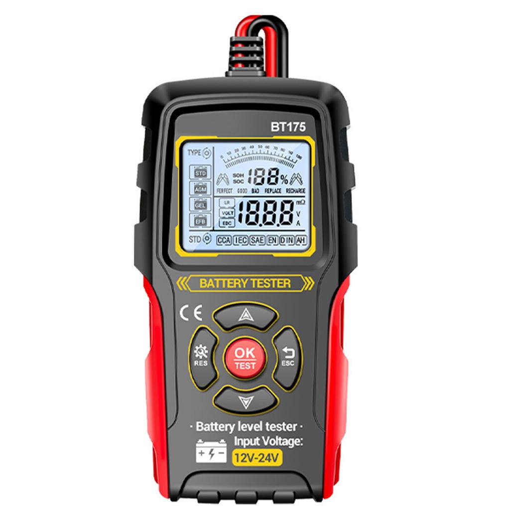 Internal Resistance Battery Measurement Tester With Digital Display Voice Prompts For Vehicle Battery Life Assessment
