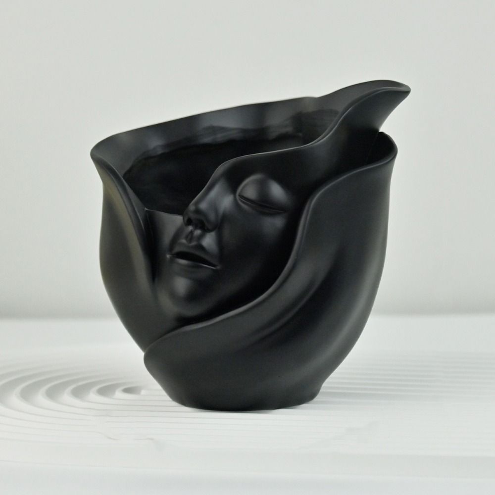 European Style Character Plant Pot Aesthetic Hydroponic Flower Holder Flower Pot  Dried Flower