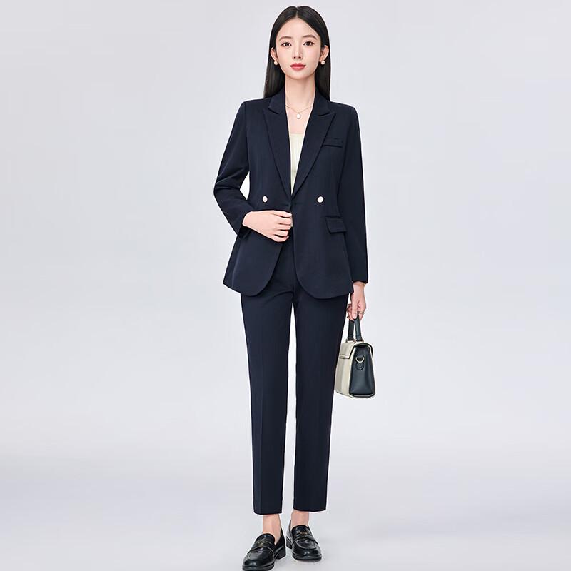Women s Professional Blazer & Pants Suit Set 2XL