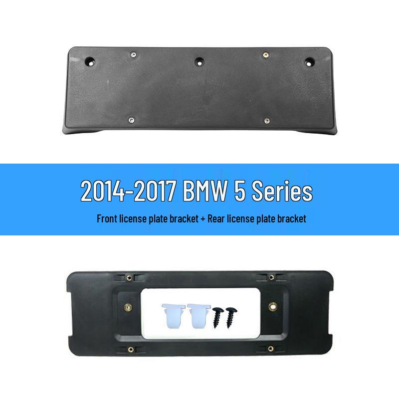 BMW 5 Series License Plate Holder: Front Holder 523/520, Rear Base 525, Bracket 528/530, 535LI Frame, GT.