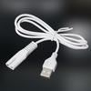 0.8/1M Usb Cable Charging Line Copper Hole Suit 5V Flashlight Shaver Hair Clipper Wire Single Hole 1.5 1.8 2.3
