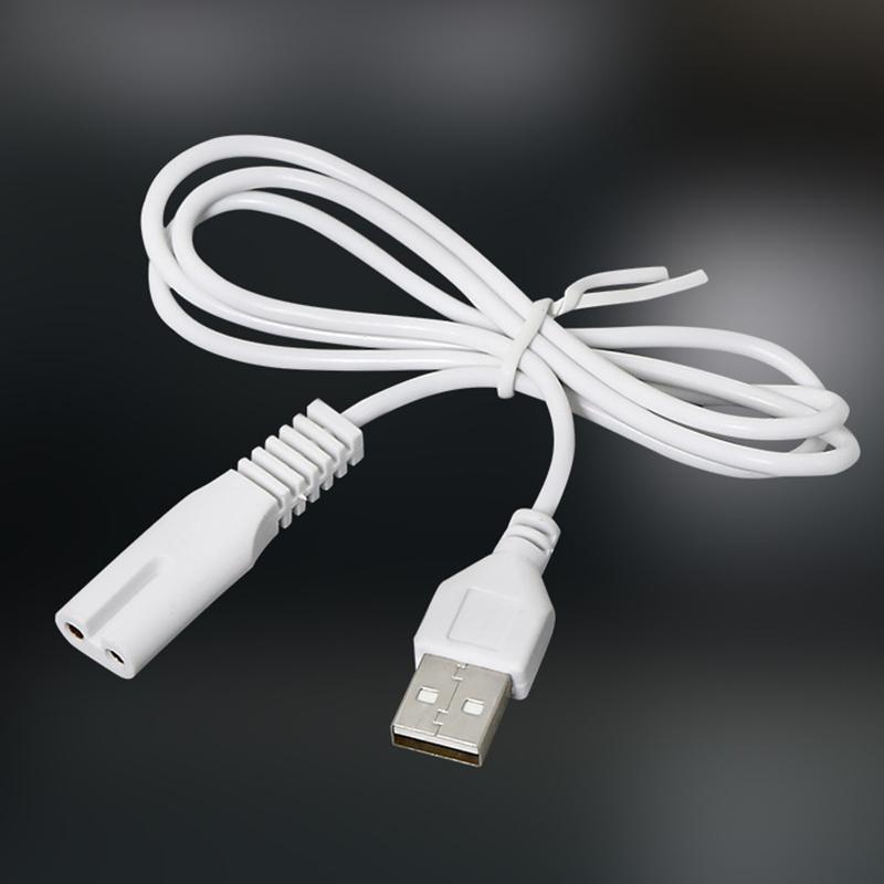 0.8/1M Usb Cable Charging Line Copper Hole Suit 5V Flashlight Shaver Hair Clipper Wire Single Hole 1.5 1.8 2.3