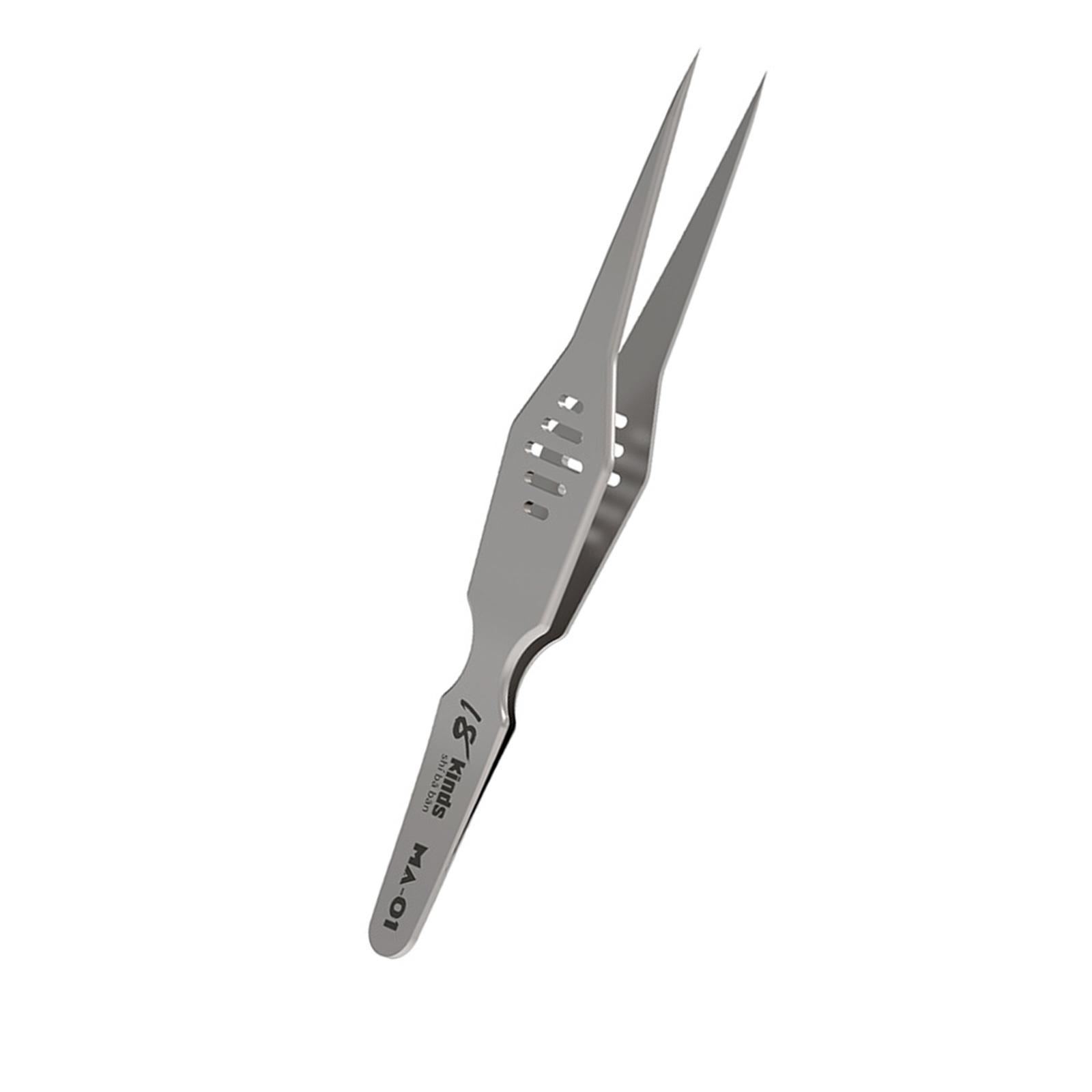 

Strong Wide Design Pincers Tweezer Fit for Electronics Care Jewelry Crafting Resistant Ergonomic Secure Grip Expert Tool 1
