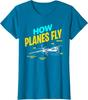 How Planes Fly  Aircraft Engineer Gift TShirt Short Sleeve Casual 100 Cotton Shift