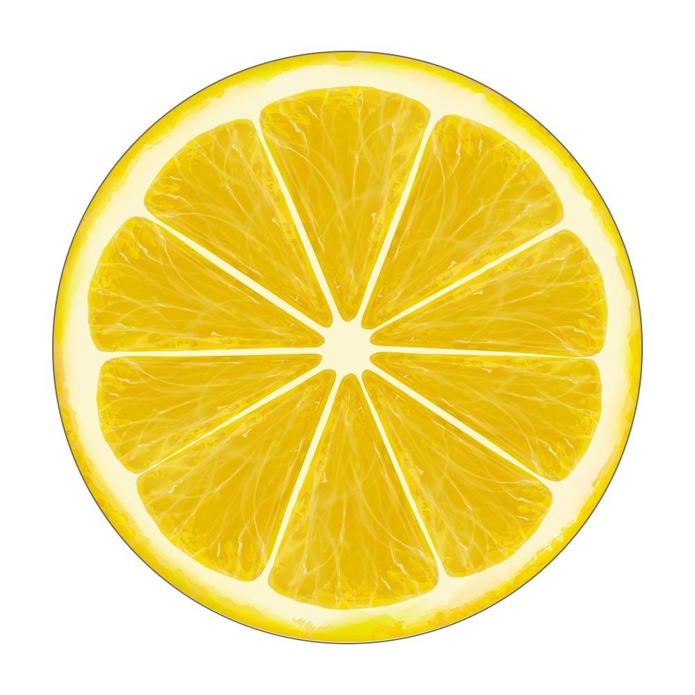 Fruit Biscuit Print Pattern Round Floor Mat Home Bedroom Living Room Decorative Floor Mat Doormat