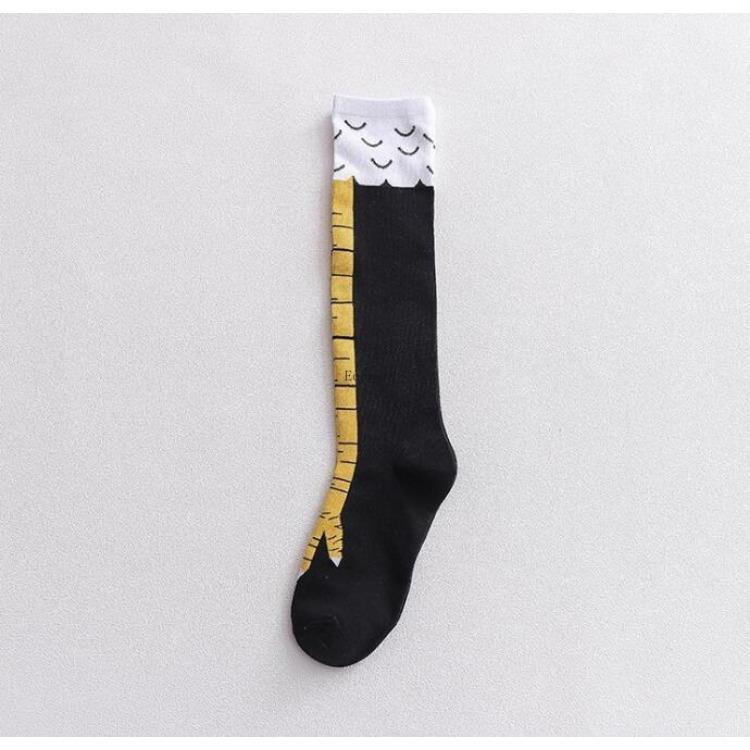 Choice Black Funny Chicken Legs Socks:24 Inch Knee Socks 12 Inch Calf Socks Novelty Party Gifts for Women Men and Kids Stocking