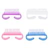 6.5cm Long Plastic Manicure Pedicure Brush Nail Cleaning Tools Soft Remove Dust Makeup Brushes Nail Care Accessories