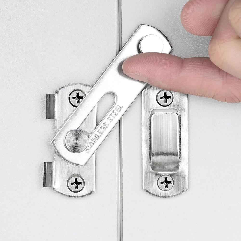 16Pcs Gate Latches Stainless Steel Door Latch Bolt Door Bolt Safety Door Lock for Barn Door Window Cabinet