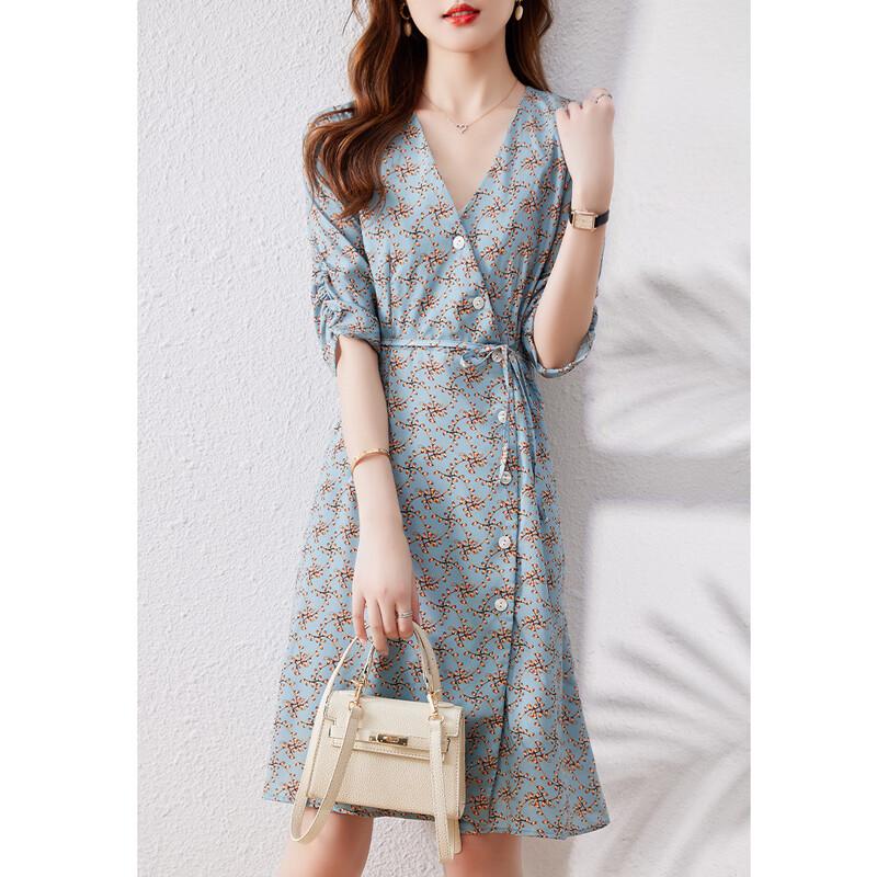 

Firstview Women s Urban Casual Short Sleeve Dress F21C5899 M