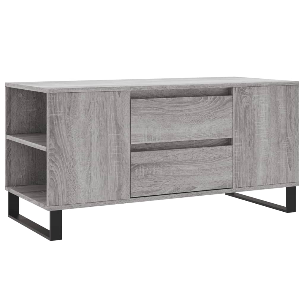 Coffee Table Grey Sonoma 102 X 44.5 X 50 Cm Particleboard