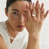 Transparent Crystal Adjustable Finger Rings For Women Girl Fashion New Jewelry