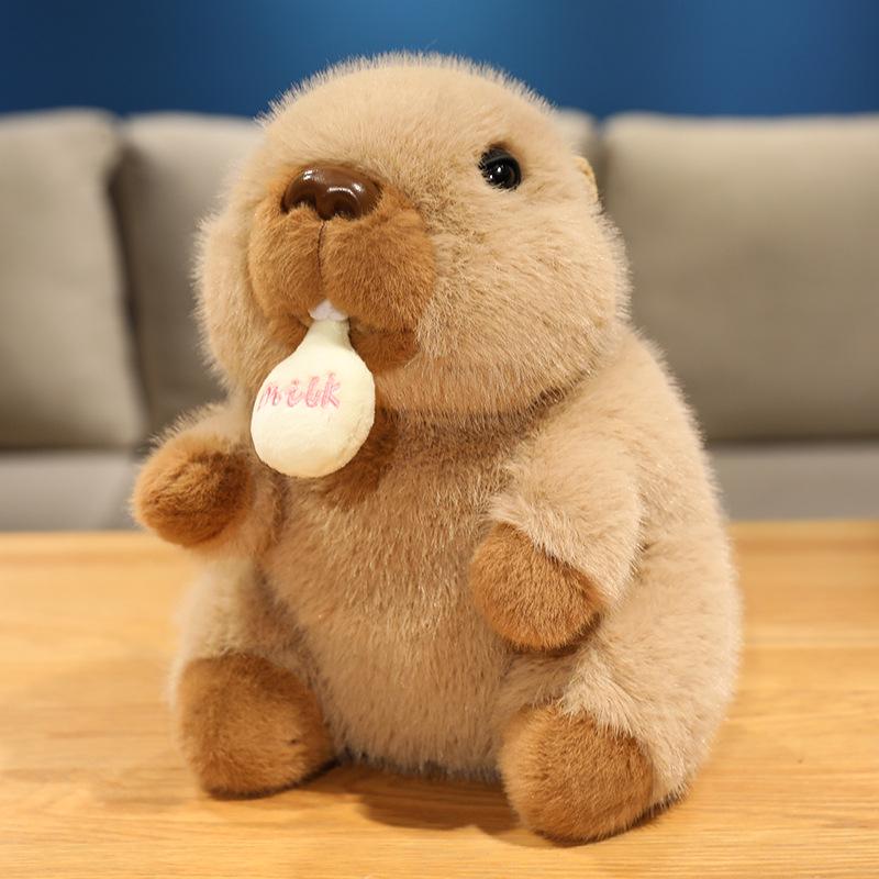 Nezha Groundhog Plush Toy: Children's Pillow and Soothing Doll Birthday Gift