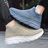 Fashion Men Casual Sport Shoes Breathable Lightweight Sneakers Outdoor Mesh Black Running Shoes Athletic Jogging Tenis Walking Shoes