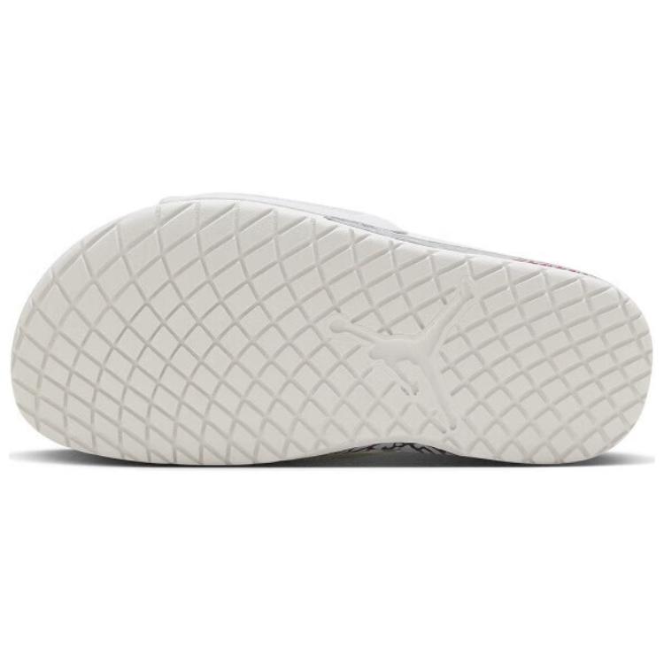 New Jordan Hydro 3 RETRO Kids' Slippers White Gray Teenagers AH8108-101