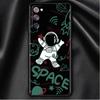 Case For Samsung Galaxy S20 FE S22 Ultra S21 Plus Luxury Soft Phone Case S10 S9 S8 S10e S7 Silicone Funda Space Cool Astronaut