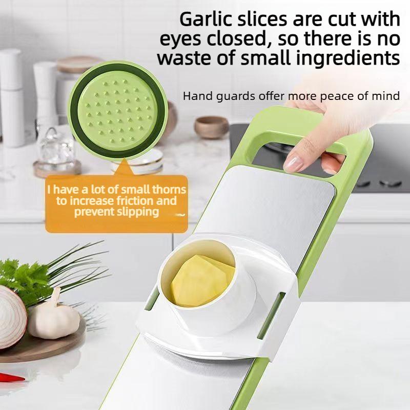 6 In 1 Vegetable Cutter Manual Multi-Function Grater, Potato Slicer Shredder, Durable Kitchen Gadget Accessories
